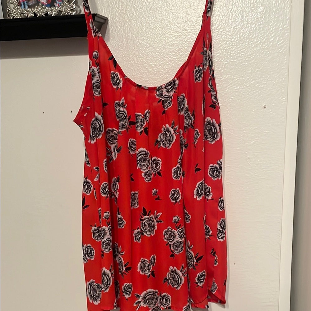 Torrid Floral Red Women's Top
